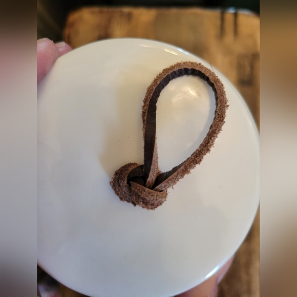 NWT 2016 mud pie large bistro canister with lid cute details - Picture 6 of 13